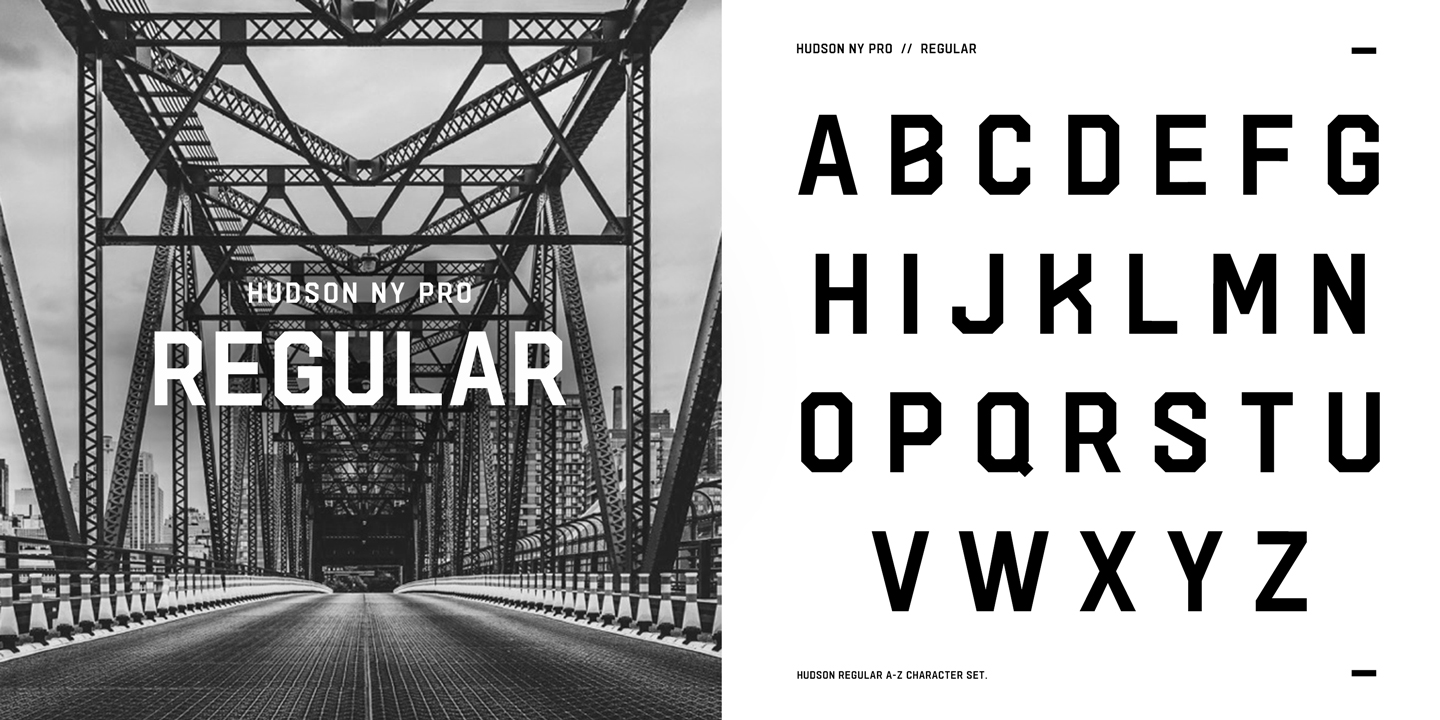 Hudson NY Pro Bold Italic Font preview